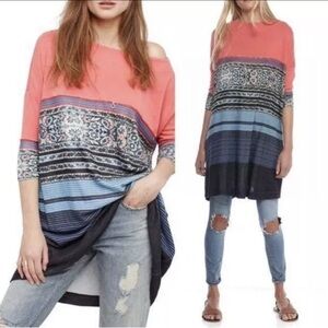 Free People Stepping Out Tunic Shift Dress